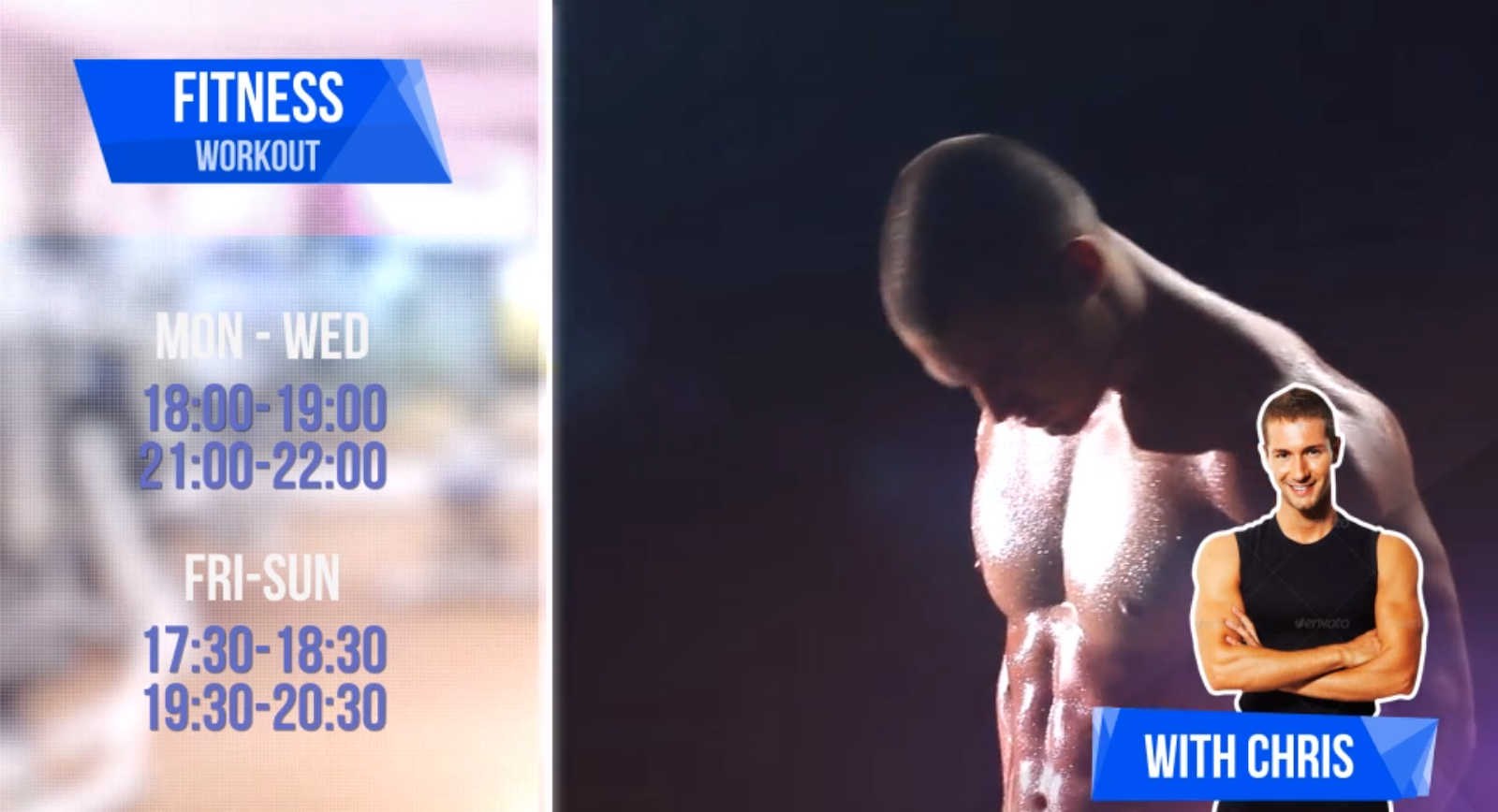 Фитнес видеореклама изготовление видео на тему спорта и похудения по цене от 12 539 